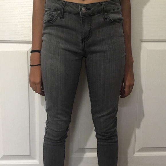 celebrity pink jeans grey